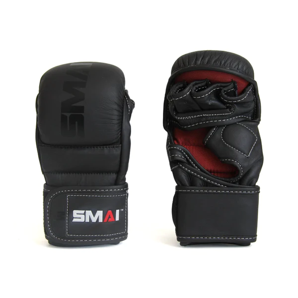 SMAI ELITE85 SHUTE GLOVES - BLK LEATHER