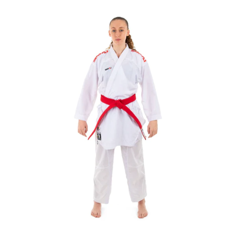 SMAI WKF INAZUMA GI KUMITE - RED/BLUE JACKET + PANTS