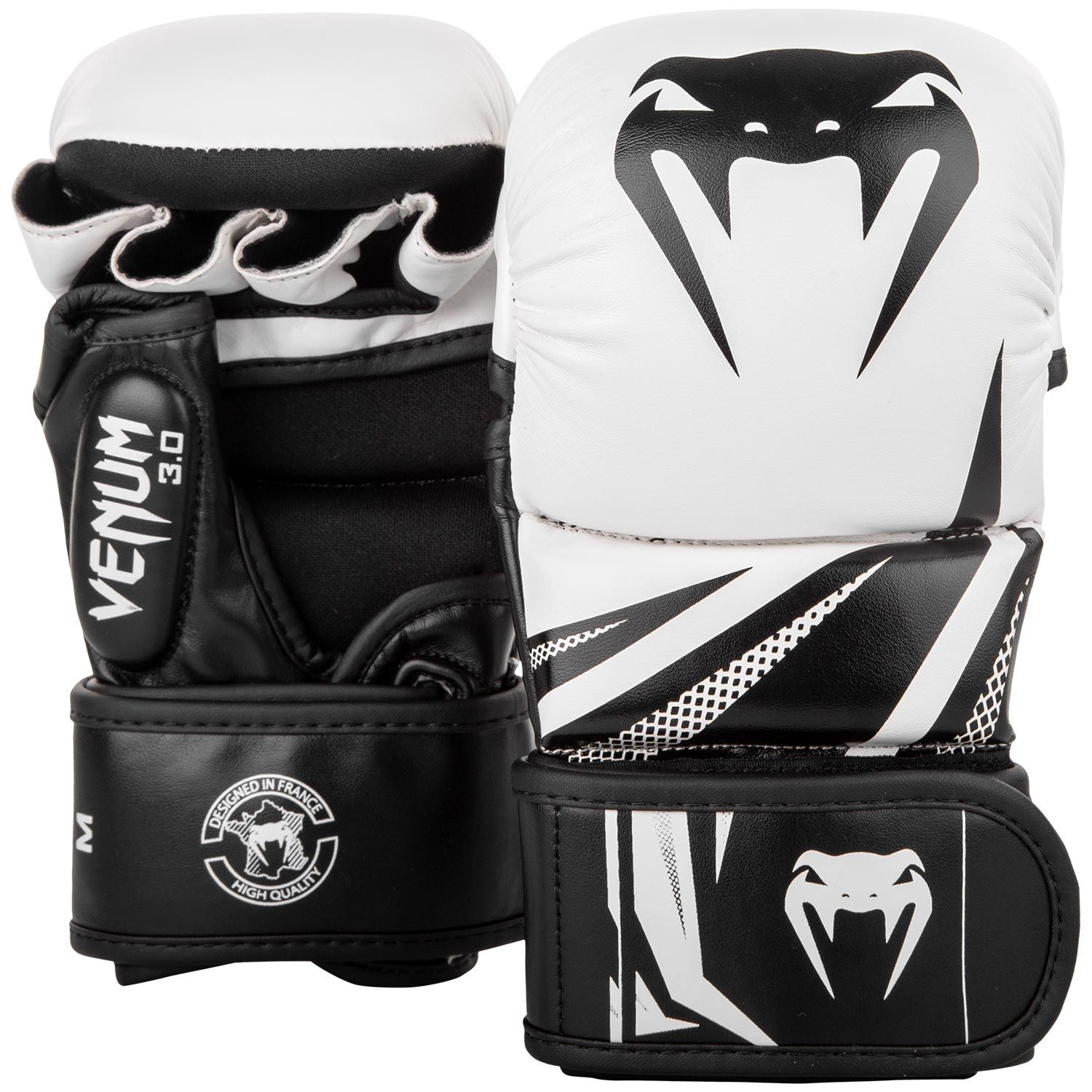 SPARRING GLOVES VENUM CHALLENGER 3.0 - WHITE/BLACK