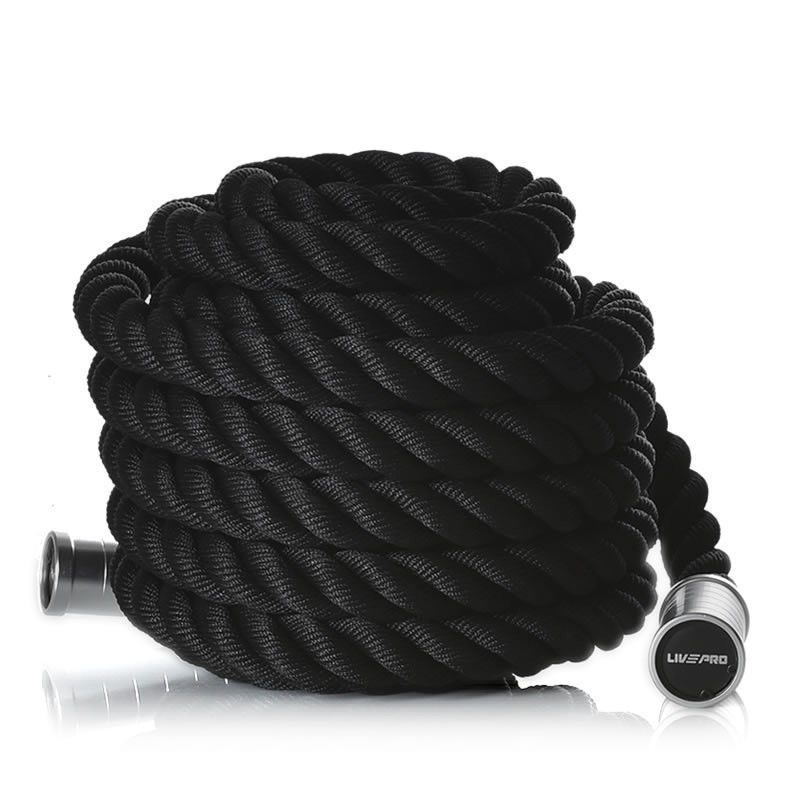 LIVEUP ALUMINUM HANDLE BATTLE ROPE