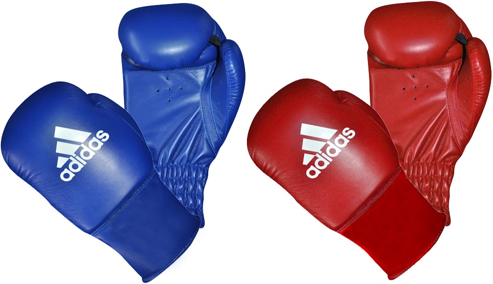 ADIDAS BOXING GLOVES KIDS BLUE/RED