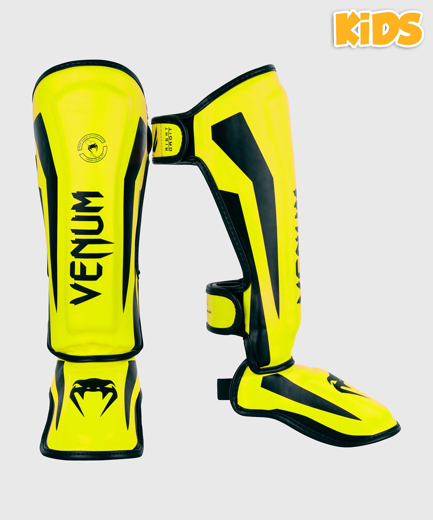 VENUM ELITE SHINGUARDS KIDS EXCLUSIVE NEO YELLOW