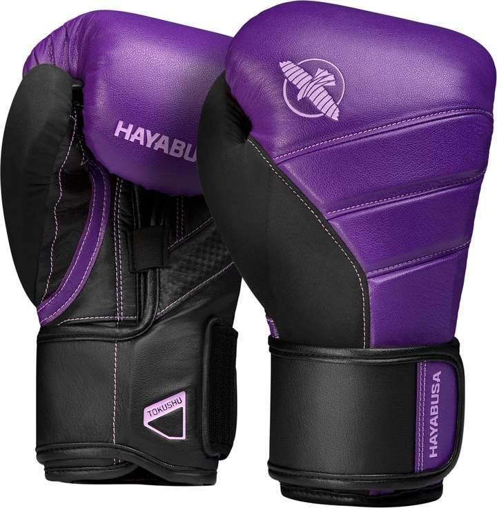 HAYABUSA T3 BOXING GLOVES PURPLE/BLACK