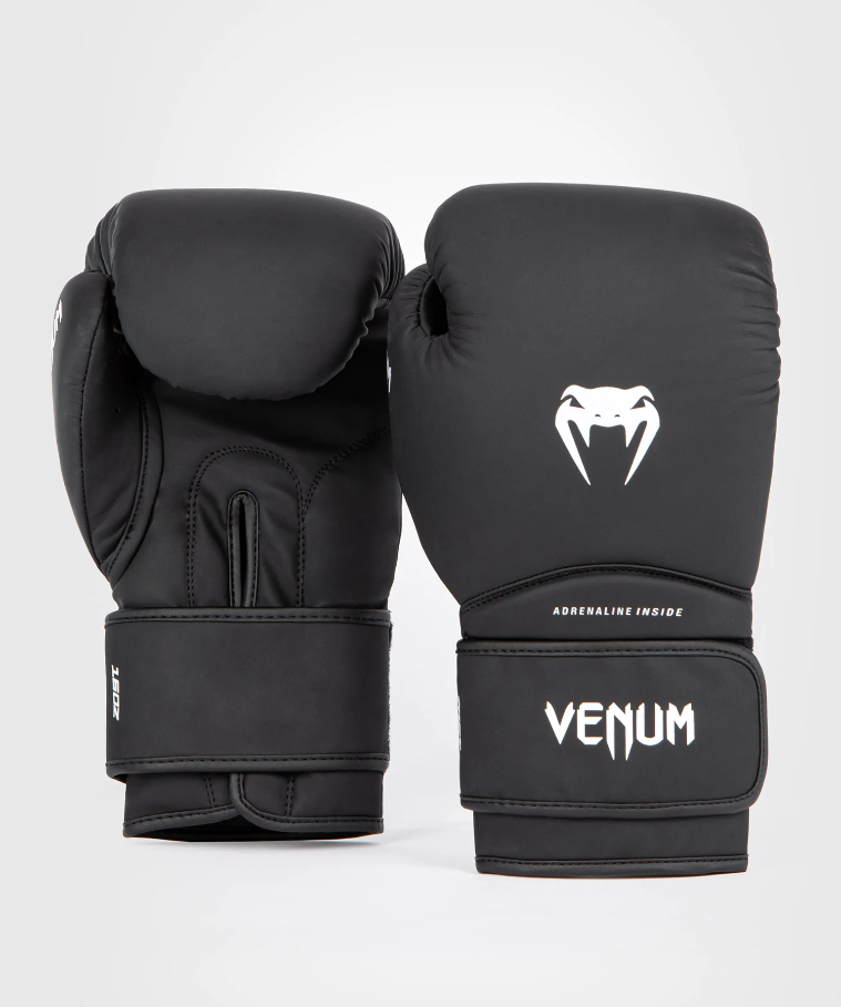 VENUM CONTENDER 1.5 BOXING GLOVES - BLACK/WHITE