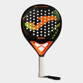 JOMA SLAM PRO PADDLE RACKET BLACK FLUO CORAL