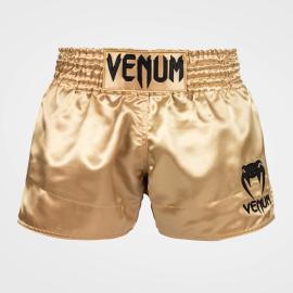 VENUM CLASSIC MUAY THAI SHORTS - GOLD/BLACK