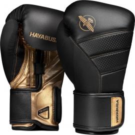 HAYABUSA T3 BOXING GLOVES BLK/GOLD