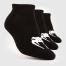 VENUM CLASSIC FOOTLET SOCK - SET OF 3 - BLACK/WHITE SIZE 46-48